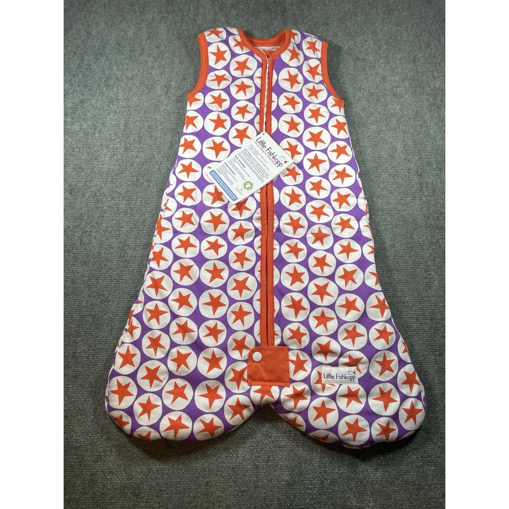Little Fishkopp baby sleep sack 0-6 Month Organic Cotton